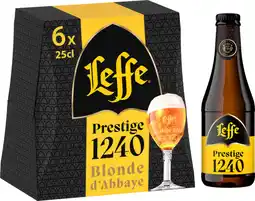 Auchan Abbaye de leffe bière leffe prestige offre