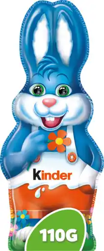 Auchan Kinder lapin de pâques chocolat au lait kinder offre