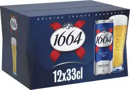 Auchan 1664 bière blonde 1664 offre