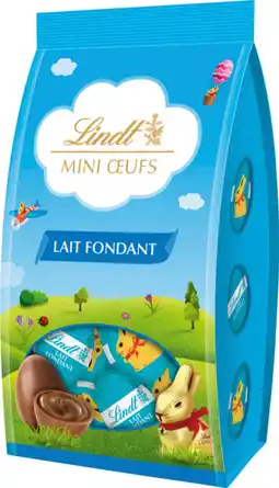 Auchan Lindt mini oeufs chocolat au lait lindt offre
