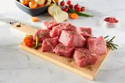 Auchan Sans marque veau : sauté*** sans os offre