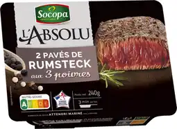 Auchan Socopa 2 pavés de rumsteck socopa offre