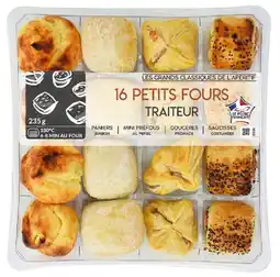 Auchan Sans marque 16 petits fours traiteur offre