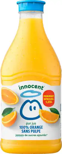 Auchan Supermarché Innocent pur jus d'orange sans pulpe innocent offre