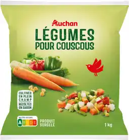 Auchan Supermarché Auchan légumes pour couscous surgelés auchan offre