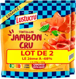 Auchan Supermarché Lustucru tortellini jambon cru lustucru offre