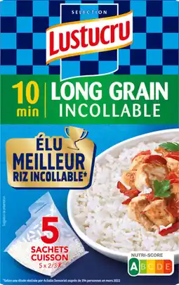 Auchan Supermarché Lustucru riz long grain en sachet lustucru offre