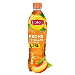 Auchan Supermarché Lipton lipton pétillant au thé pêche offre