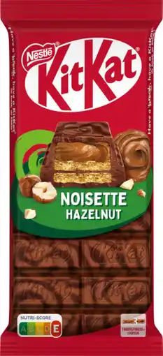Auchan Supermarché Nestle tablette de chocolat à la noisette kitkat nestlé offre