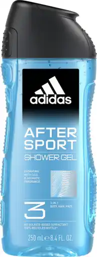 Auchan Supermarché Adidas gel douche homme corps cheveux visage after sport adidas offre