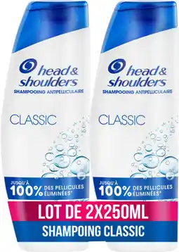 Auchan Supermarché Head&shoulders shampooing classic head shoulders offre
