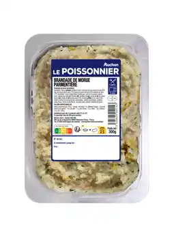 Auchan Supermarché Brandade de morue parmentière auchan le poissonnier offre