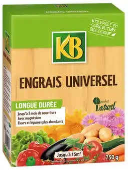 Auchan Supermarché Kb engrais universel uab 750g offre