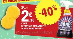 E.Leclerc Cillit bang nettoyant ménager expert offre