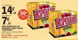 E.Leclerc Desperados bière aromatisée à un spiritueux à base d'agave offre