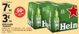 E.Leclerc Heineken bière blonde offre