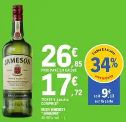E.Leclerc Irish whiskey offre