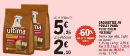 E.Leclerc Ultima croquettes au poulet pour petit chien offre