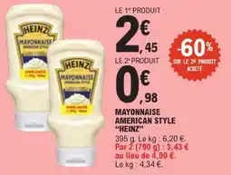 E.Leclerc Heinz mayonnaise american style offre