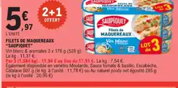 E.Leclerc Saupiquet filets de maquereaux offre