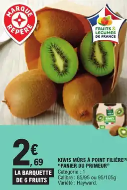 E.Leclerc Panier du primeur kiwis mûrs à point filière offre