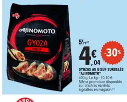 E.Leclerc Ajinomoто gyozas au bœuf surgelés offre