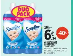 E.Leclerc Soupline assouplissant concentré offre
