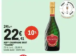 E.Leclerc Tsarine aop champagne brut offre