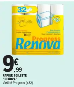 E.Leclerc Renova papier toilette progress offre