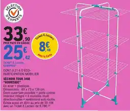 E.Leclerc Homeside séchoir tour 34m offre