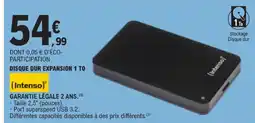 E.Leclerc Intenso disque dur expansion 1 to offre