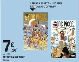 E.Leclerc Glénat opération one piece offre