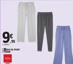 E.Leclerc Tissaia bas de sport femme offre