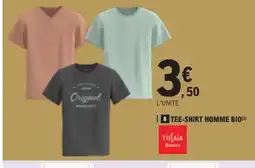 E.Leclerc Tissaia basics tee-shirt homme bio offre