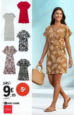 E.Leclerc Tissaia robe femme offre