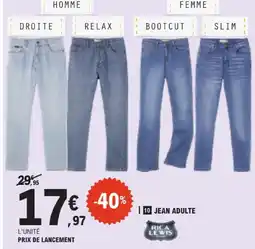 E.Leclerc Jean adulte offre