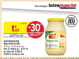 Intermarché BOUTON D'OR Mayonaise offre