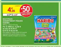 Intermarché HARIBO Multipack assortiment pâques offre