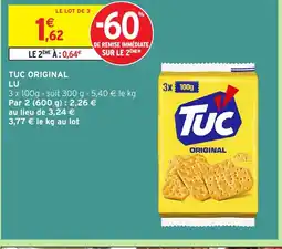 Intermarché LU Tuc original offre