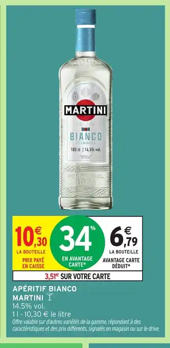 Intermarché MARTINI Apéritif bianco offre