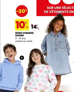 Stokomani Robe chemise denim offre
