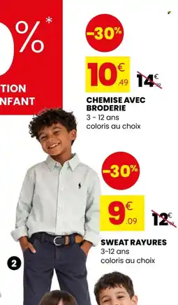 Stokomani Chemise avec broderie offre