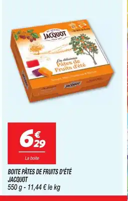 Netto JACQUOT Boite pâtes de fruits d'été offre