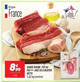 Netto NETTO Viande bovine: pot au feu avec os à mijoter offre