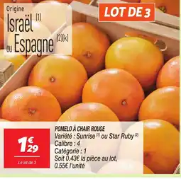 Netto Pomelo à chair rouge offre