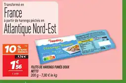 Netto NETTO Filets de harengs fumés doux offre