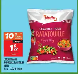 Netto NETTO Légumes pour ratatouille surgelés offre