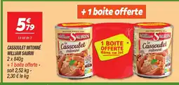 Netto WILLIAM SAURIN Cassoulet mitonné offre