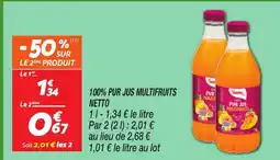 Netto NETTO 100% pur jus multifruits offre