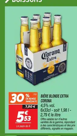 Netto CORONA Bière blonde extra offre